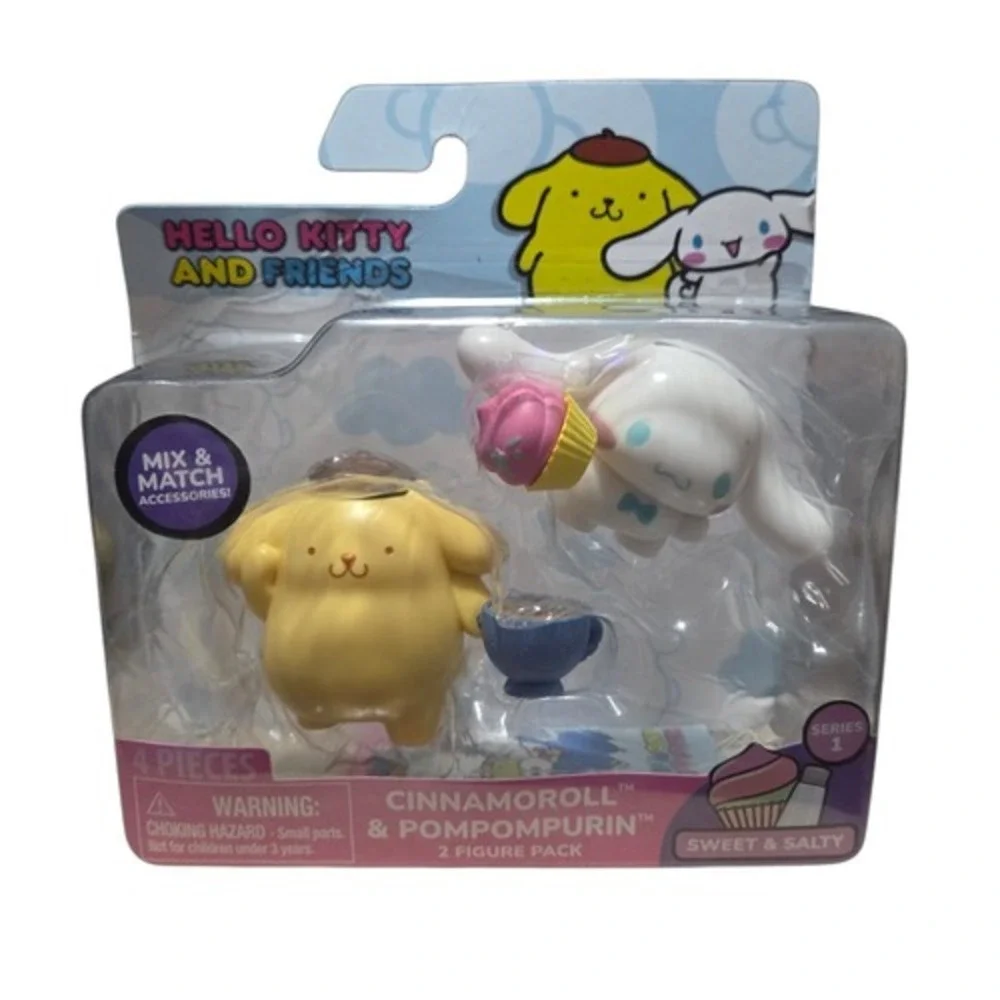 Hello Kitty And Friends Cinnamoroll & Pompompurin Sweet & Salty 2 Pack